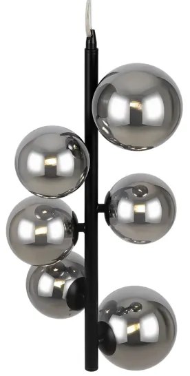 Lustră pe cablu Maytoni MOD545PL-06B DALLAS 6xG9/28W/230V negru