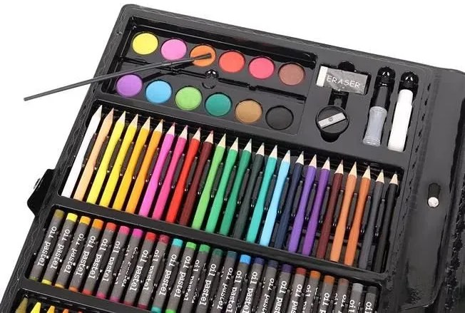 Kit de artă creativă într-o servietă practică - 168 buc - MAALEO