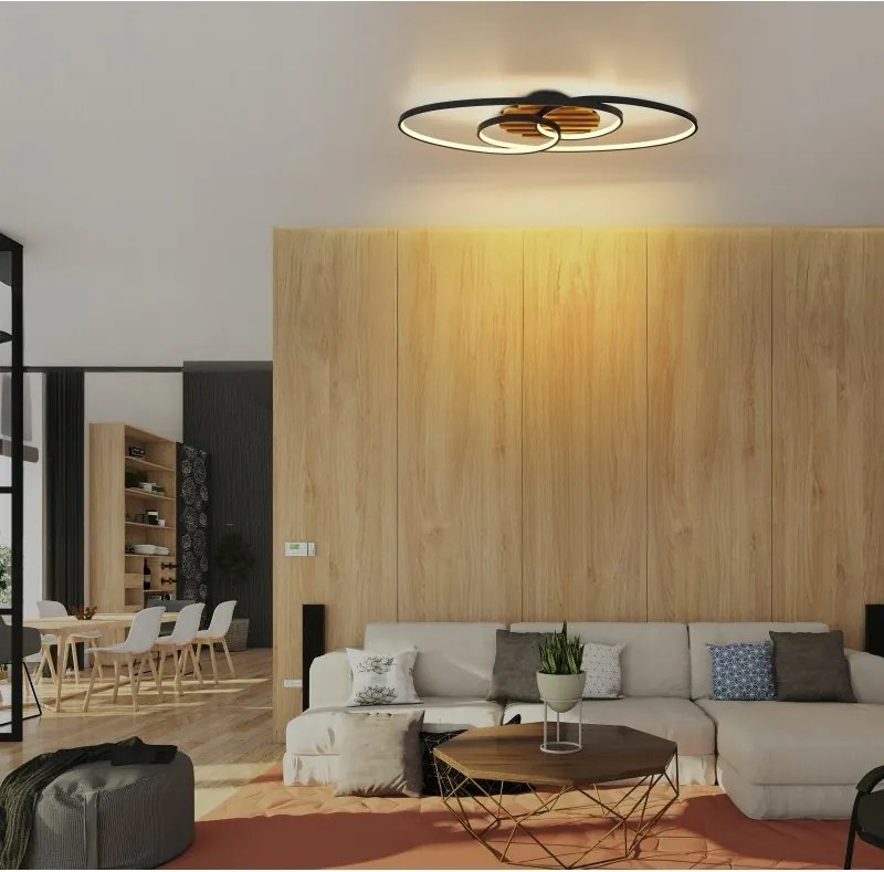 Lustra LED aplicta design circular TISHA I