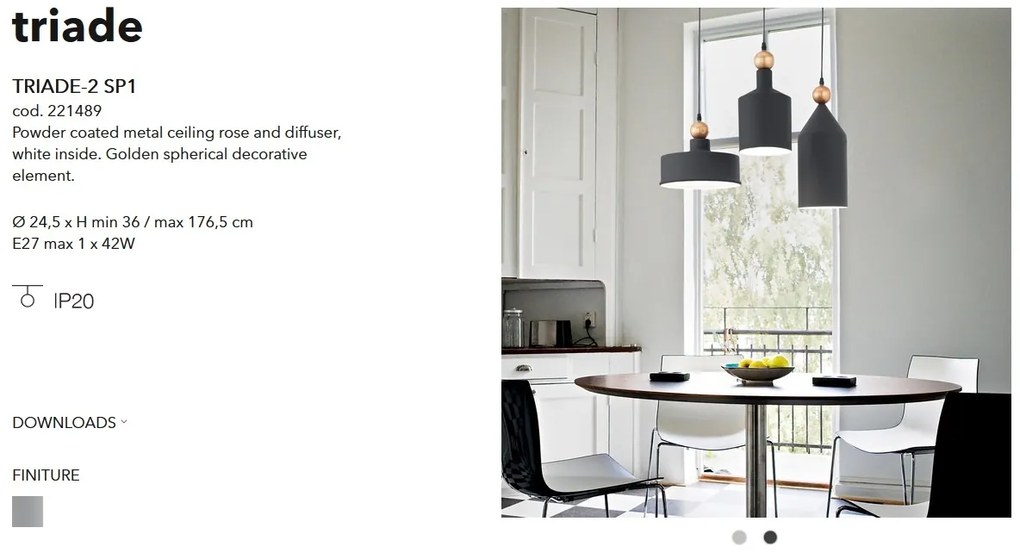 Pendul design modern TRIADE-2 SP1 221489