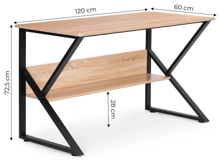 Birou de scris practic - stejar