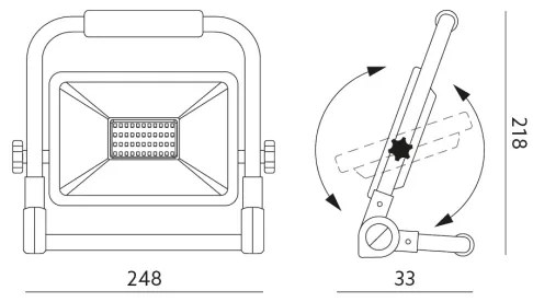 Proiector LED/100W/230V 4000K IP65