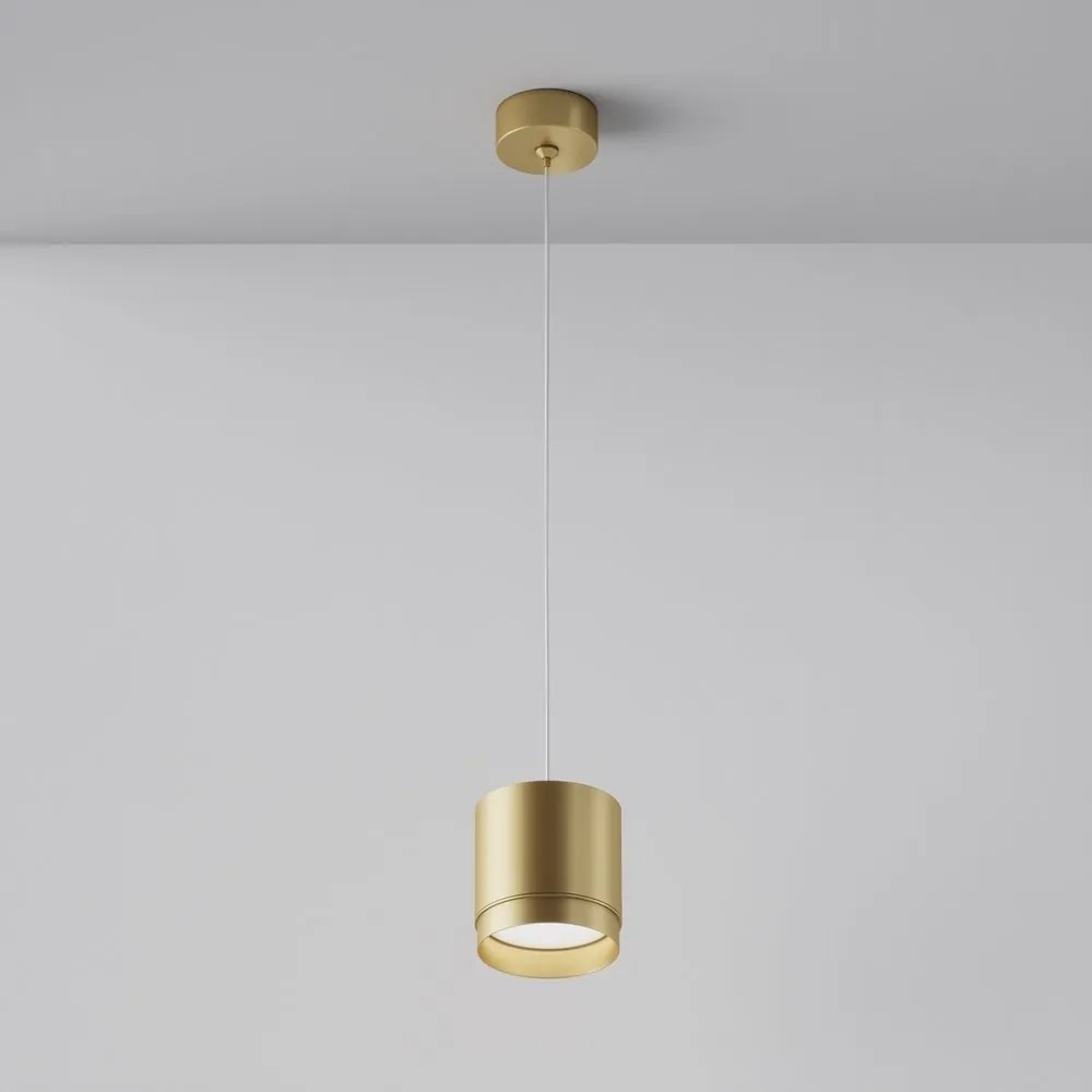 Pendul minimalist design tehnic Polar auriu