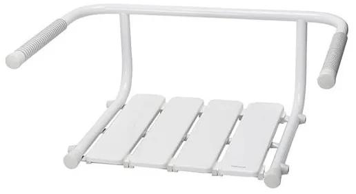 Scaun mobil pentru cada, Thermomat, 70 cm, alb