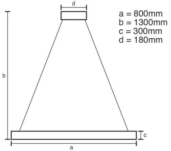 Lustră LED dimabilă pe cablu LED/175W/230V 3000-6500K auriu + telecomandă