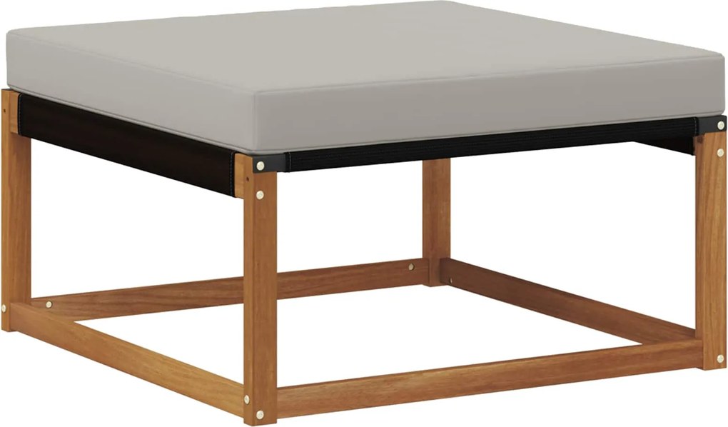 vidaXL Taburet pentru exterior Lemn Solid de Acacia natural