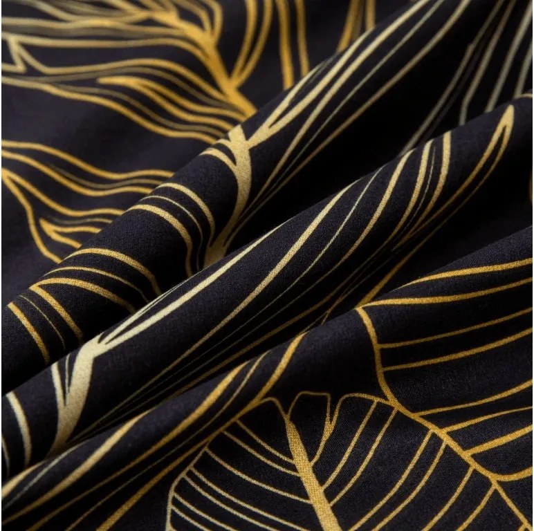 Cearsaf din microfibra VISATA negru 180x200 cm