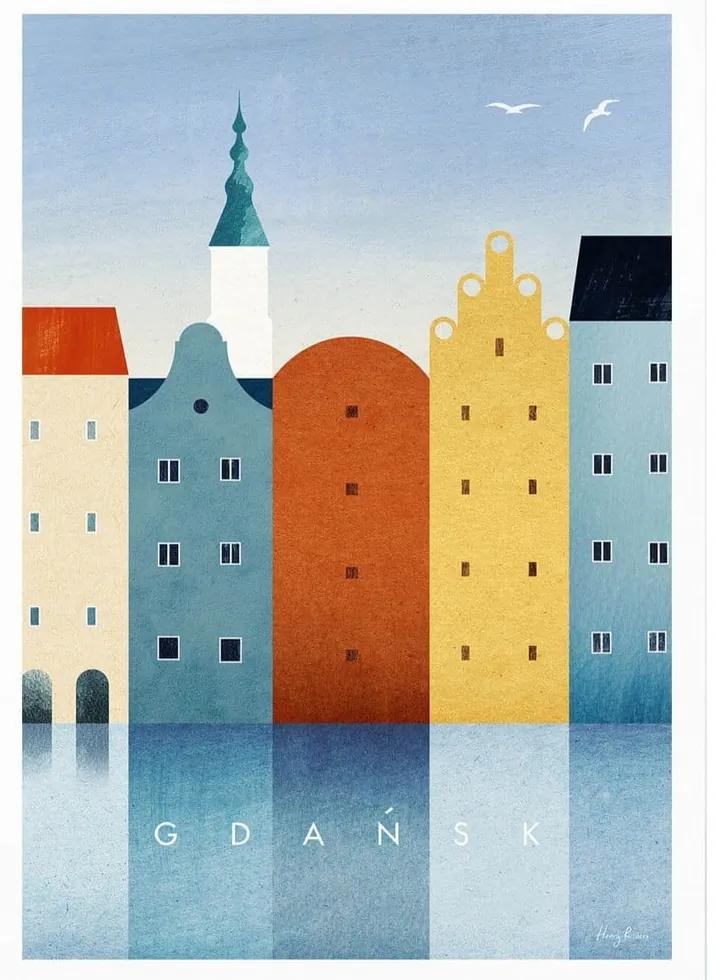 Poster 30x40 cm Gdansk – Travelposter
