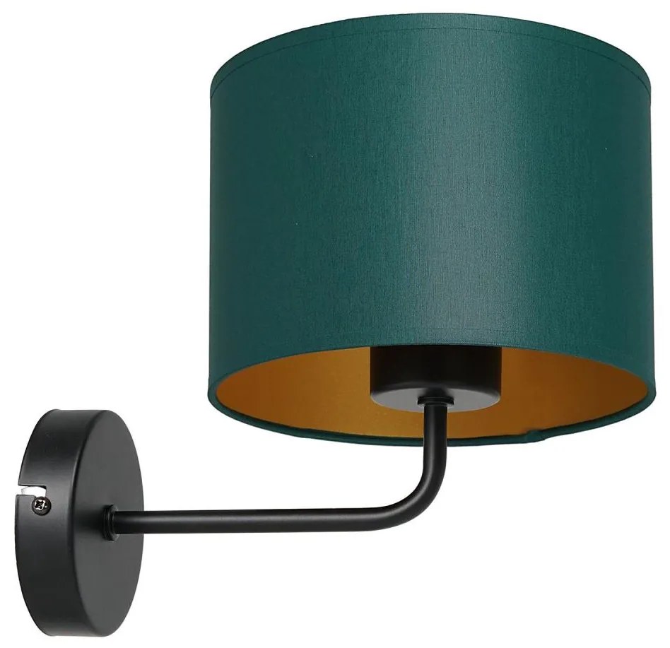 Lampă de perete ARDEN 1xE27/60W/230V verde/auriu