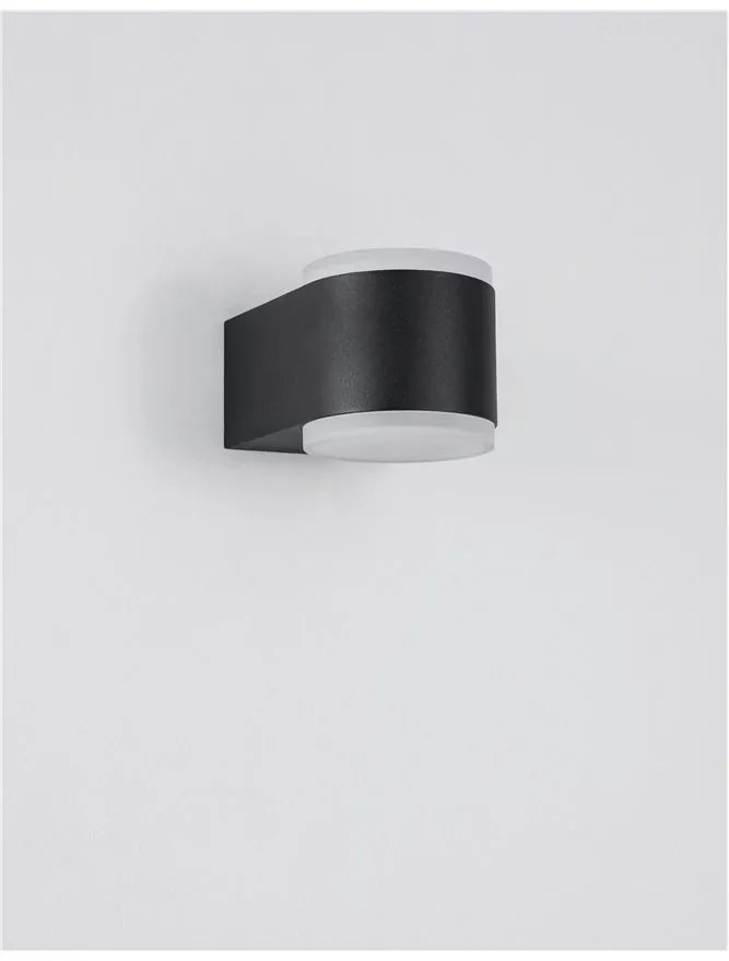 Aplica LED moderna de exterior cu iluminat ambiental Up/ Down IP54 NUS II