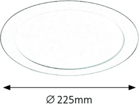 Rabalux 5571 - Lampă încastrată LED LOIS LED/18W/230V