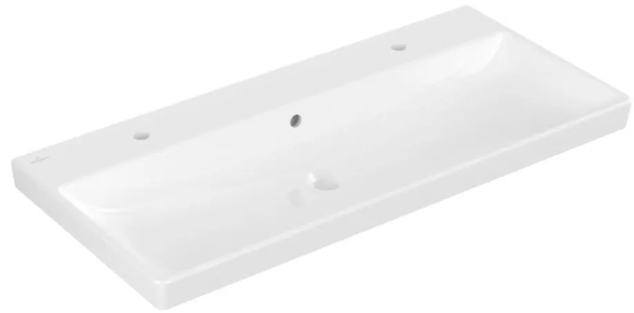 Villeroy & Boch 4156A401 - Lavoar suspendat AVENTO 100 x 47 cm din ceramică, alb