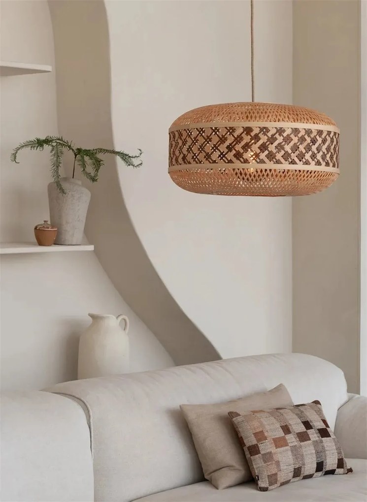 Lustra suspendata Eco, Bambus, Langkawi natural/brown
