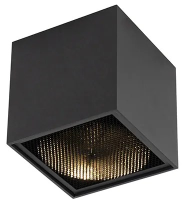 Spot de design negru, montat la suprafață, GU10 111mm - Box Honey