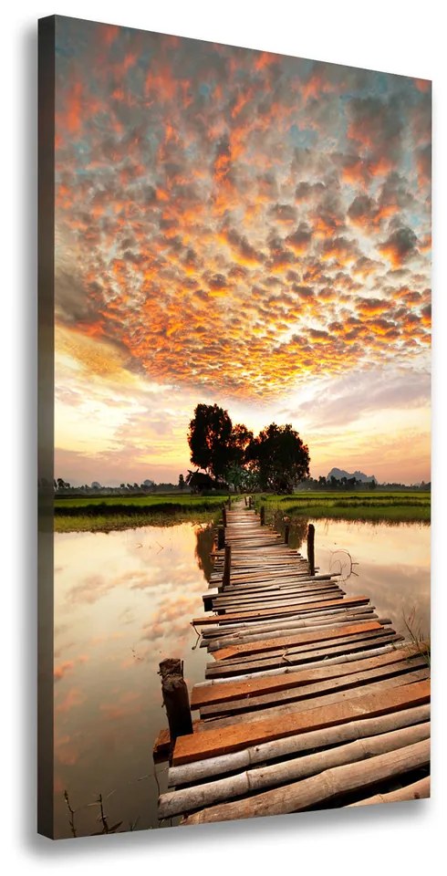 Print pe canvas Pod de lemn