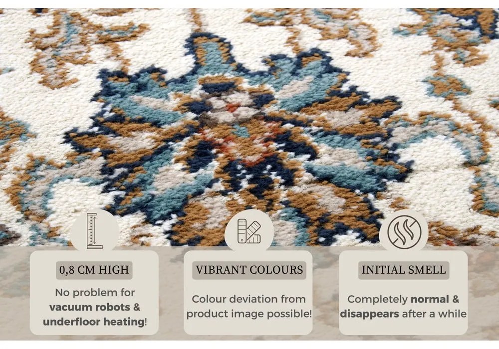 Covor crem 80x120 cm Orient Saraceni – Hanse Home