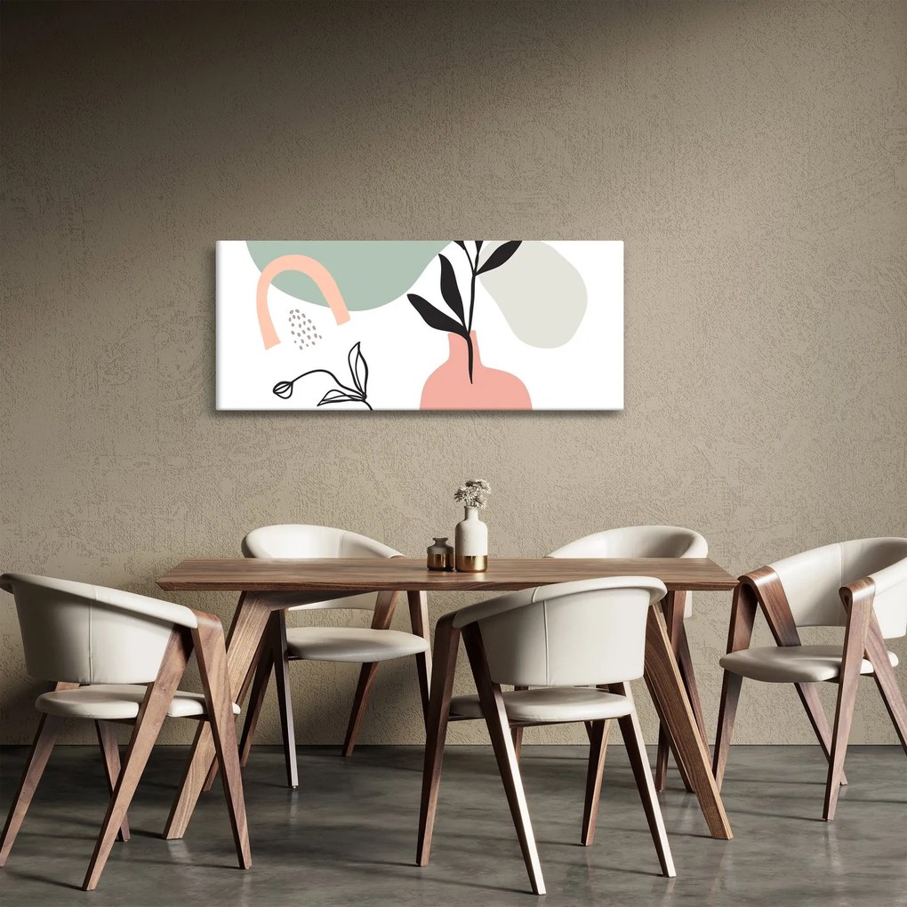 Tablou - Flori într-o vază N⁰3 (120x50 cm)