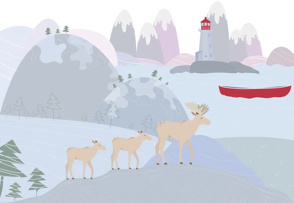 Fototapet - Peisaj canadian (147x102 cm)