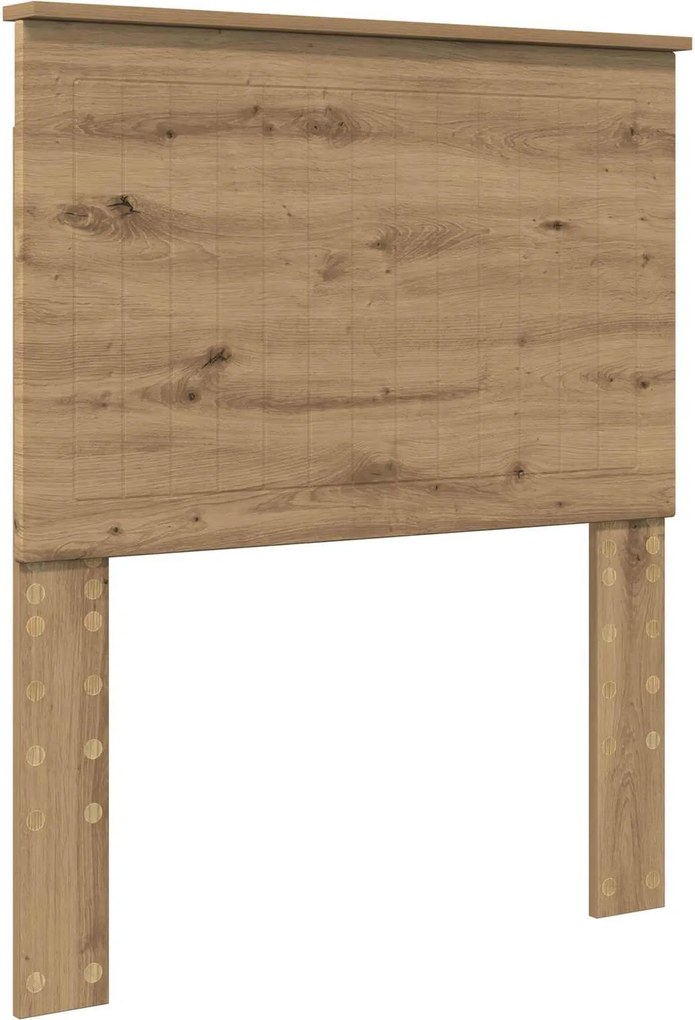 vidaXL Tăblie cap cu headboard Stejar Artizanal 80 cm Lemn compozit