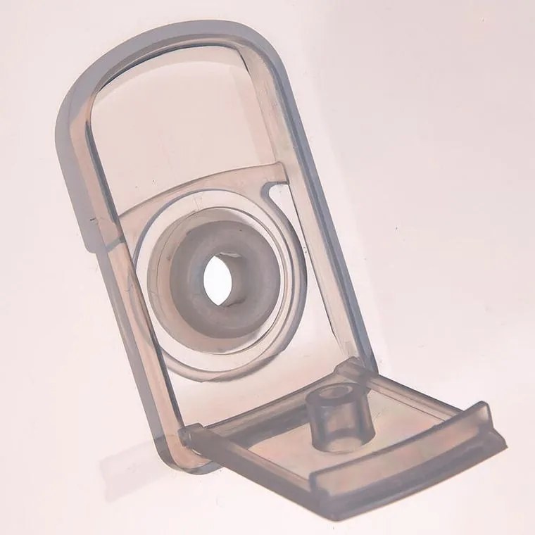 BANQUET Recipient depozitare din sticlă cu capac LORA, bordo 1450 ml