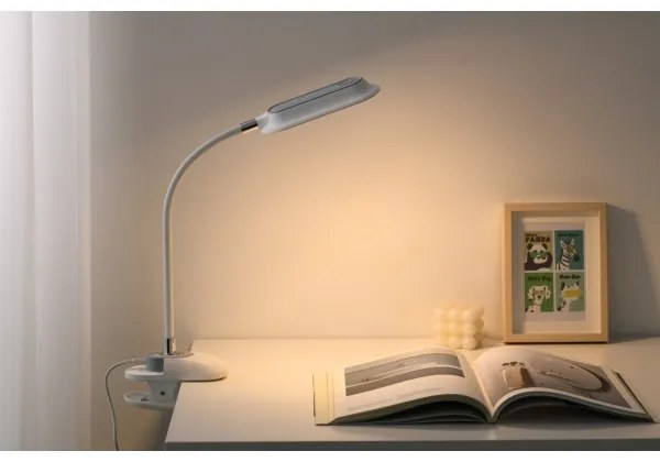 Immax 08997L - Lampă de birou LED+CCT reglabilă cu clemă CLIP 7,5W/230V albă