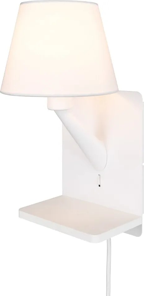 Aplică de perete albă Comfort – Trio