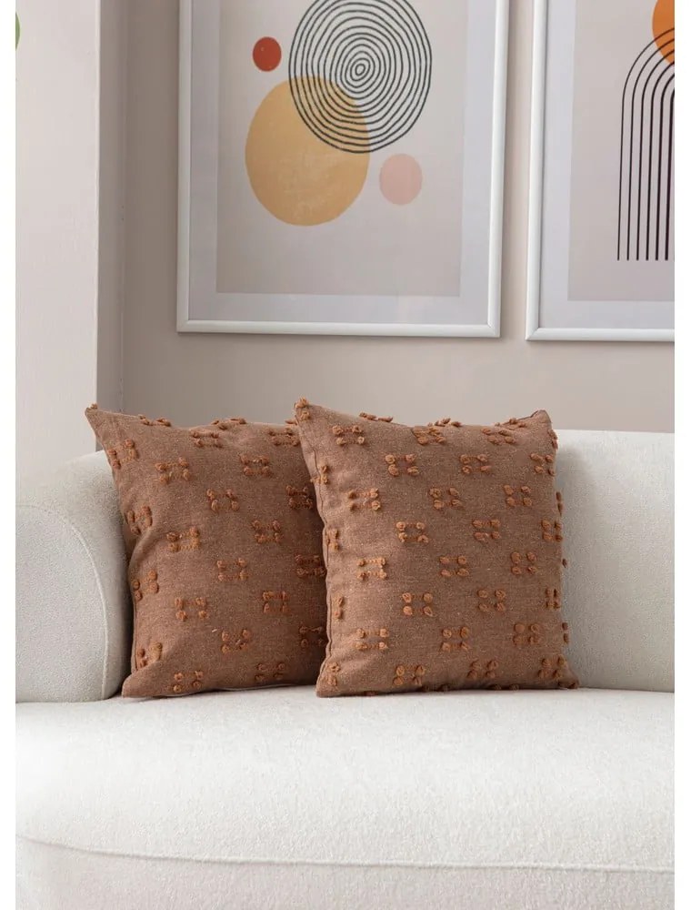 Fețe de pernă 2 buc. 43x43 cm Tuffet – Mioli Decor