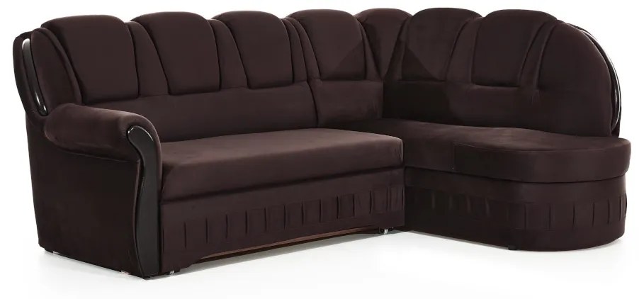 Supermobel Canapea extensibilă LORD, 250x105x180, monolith 29, dreapta