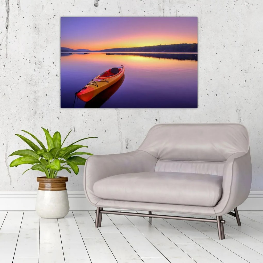 Tablou - Kayak pe lac (90x60 cm)