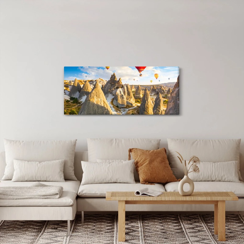 Tablou - Baloane cu aer cald (120x50 cm)