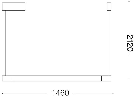 Lustră LED pe cablu Ideal Lux YOKO LED/16W/230V negru