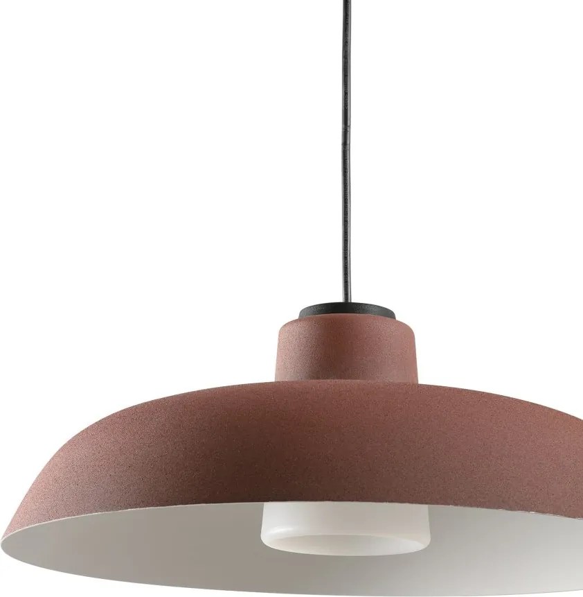 Pendul iluminat exterior decorativ IP65 SAGA Reddish brown