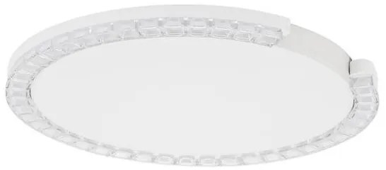 Plafoniera circulara aluminiu alb GREAMY D-46cm