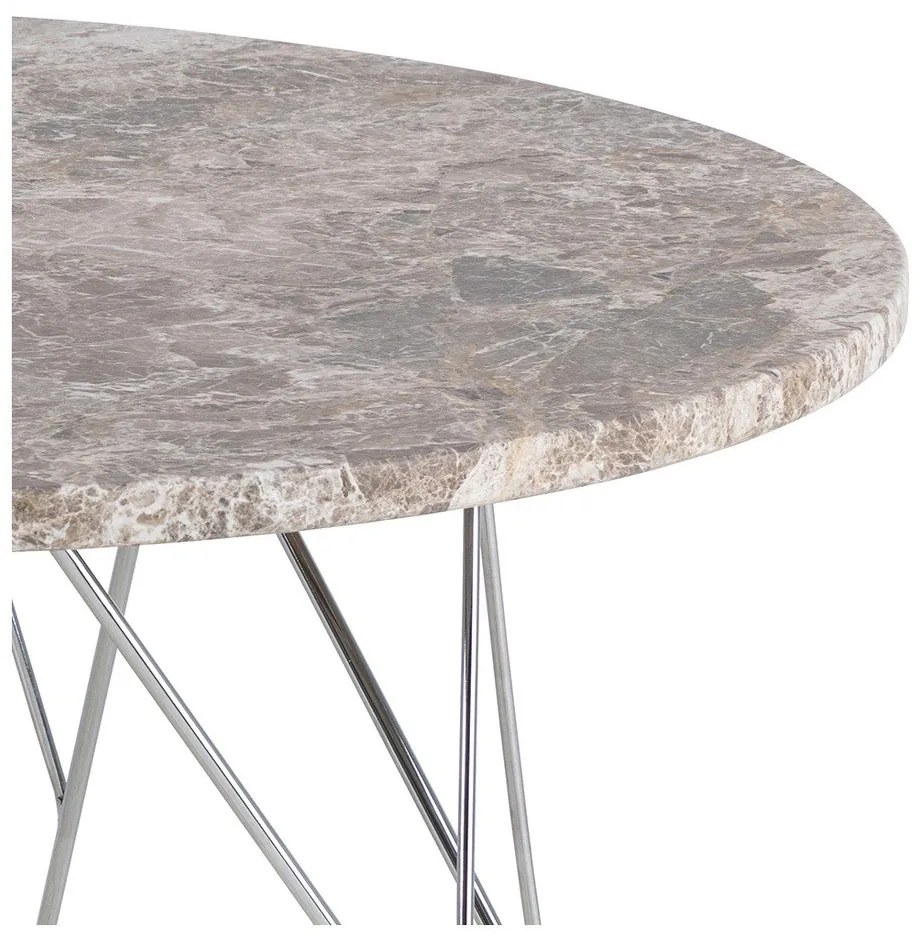 Măsuță de cafea gri rotundă din marmură ø 80 cm Prunus – Actona