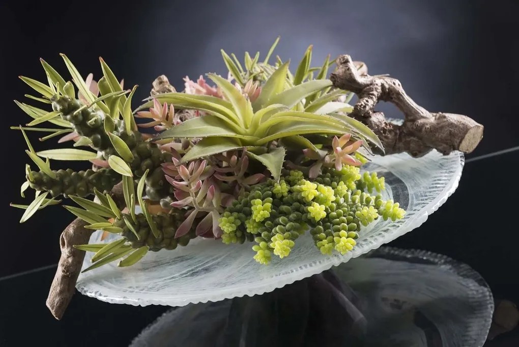 Aranjament floral mediu design LUX EXOTIC MARBLE