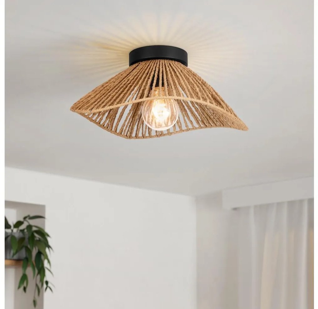 Plafonieră Eglo 44071 LAVISTER 1xE27/60W/230V maro