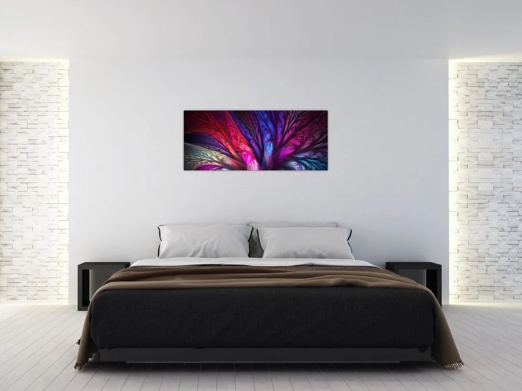 Tabloul abstract cu copacul (120x50 cm)