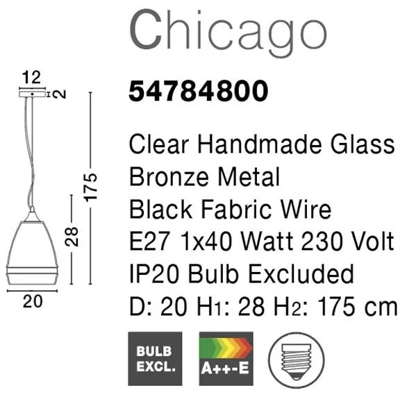 Lustra, Pendul design modern decorativ Chicago NVL-54784800