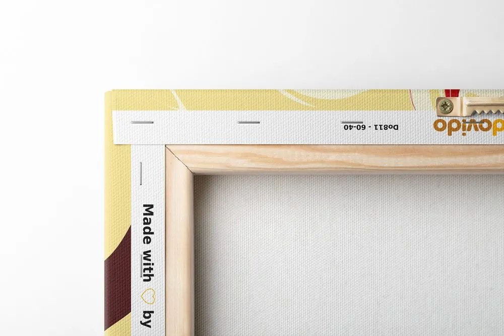 Tablou model abstract de materiale individuale