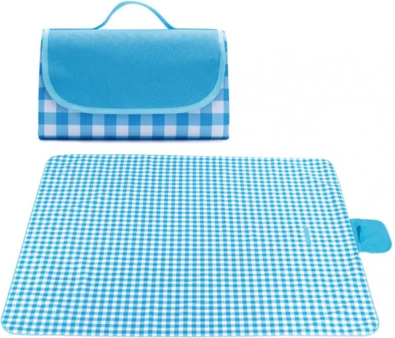 Saltea de plaja pliabila pentru picnic PIKNIX 145x200 cm - mai multe culori Culoare: Gri