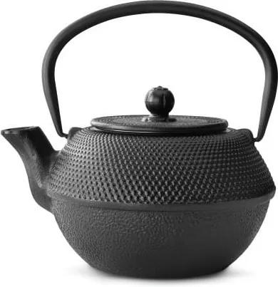 Ceainic din fontă cu infuzor Bredemeijer Jang, 1,2 l, negru