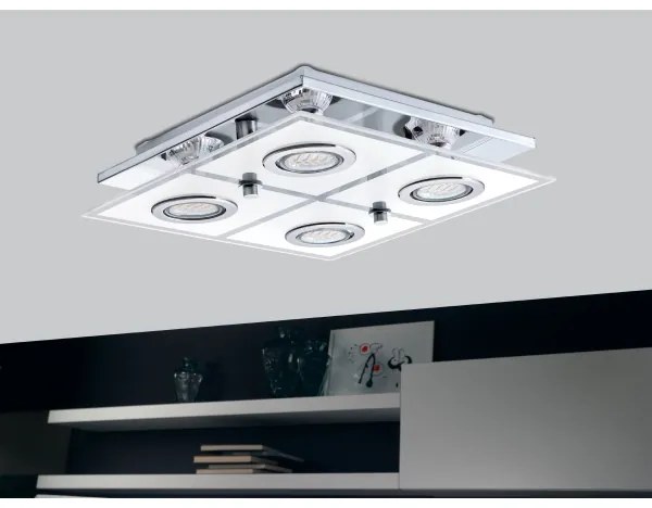 Plafonieră LED EGLO 30931 CABO 4xGU10/3W/230V