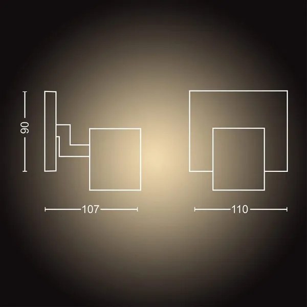 Philips 53090/31/P6 - Lampă LED Hue RUNNER dimabilă 1xGU10/5W/230V cu DO