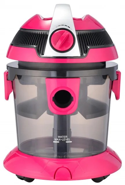 Aspirator cu filtru de apa Oliver Voltz OV51001N, 1000W, Accesorii, 10L, Roz