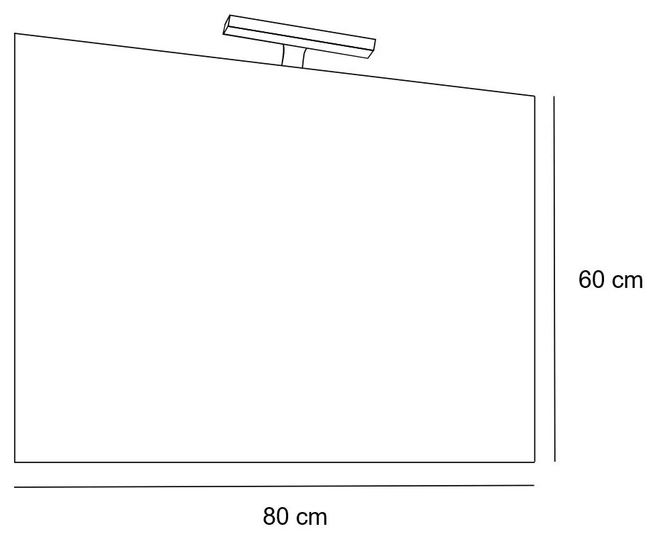 Mobilier complet de baie Porto Prime 80 în culoarea stejarului Sonoma
