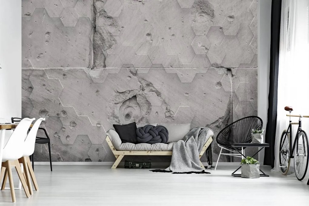Fototapet - Hexagon (152,5x104 cm)
