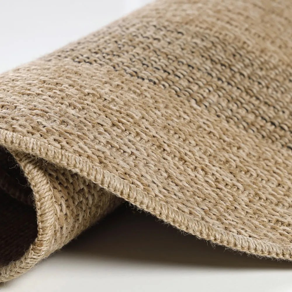 Covor de exterior negru/bej rotund ø 120 cm Comilla – Ayyildiz Carpets