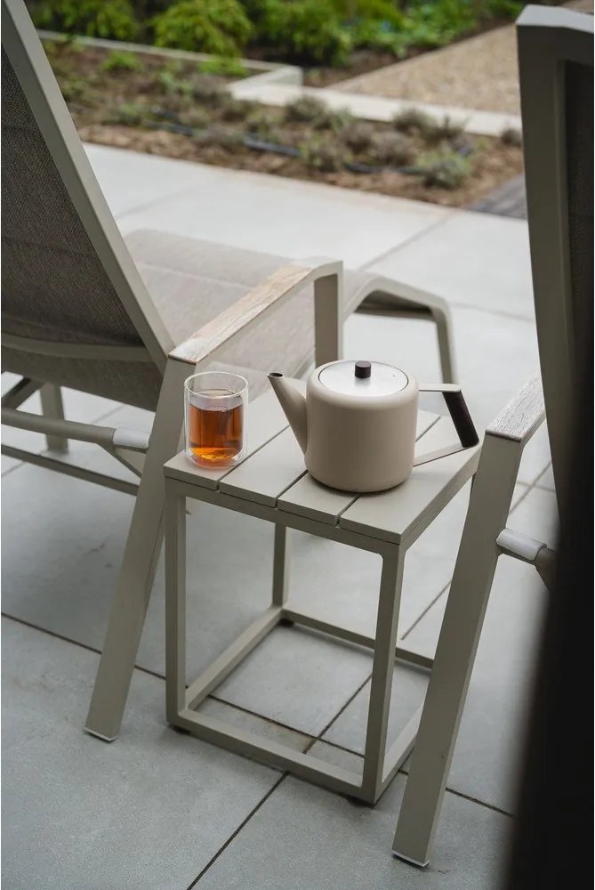 Ceainic bej din oțel inoxidabil 1,1 l Duet Boston – Bredemeijer