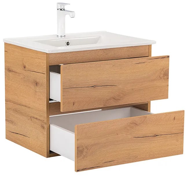 Mobilier complet de baie Vario Forte 60 stejar-stejar