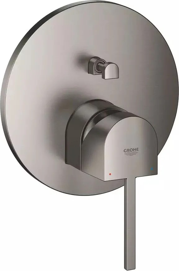 Baterie cada - dus incastrata Grohe Plus antracit periat Hard Graphite fara corp ingropat